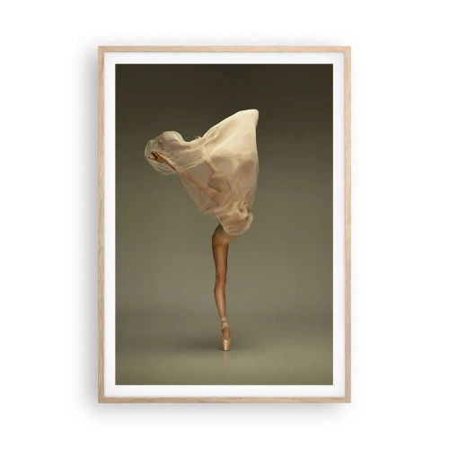 Poster in light oak frame - About To Fly - 70x100 cm