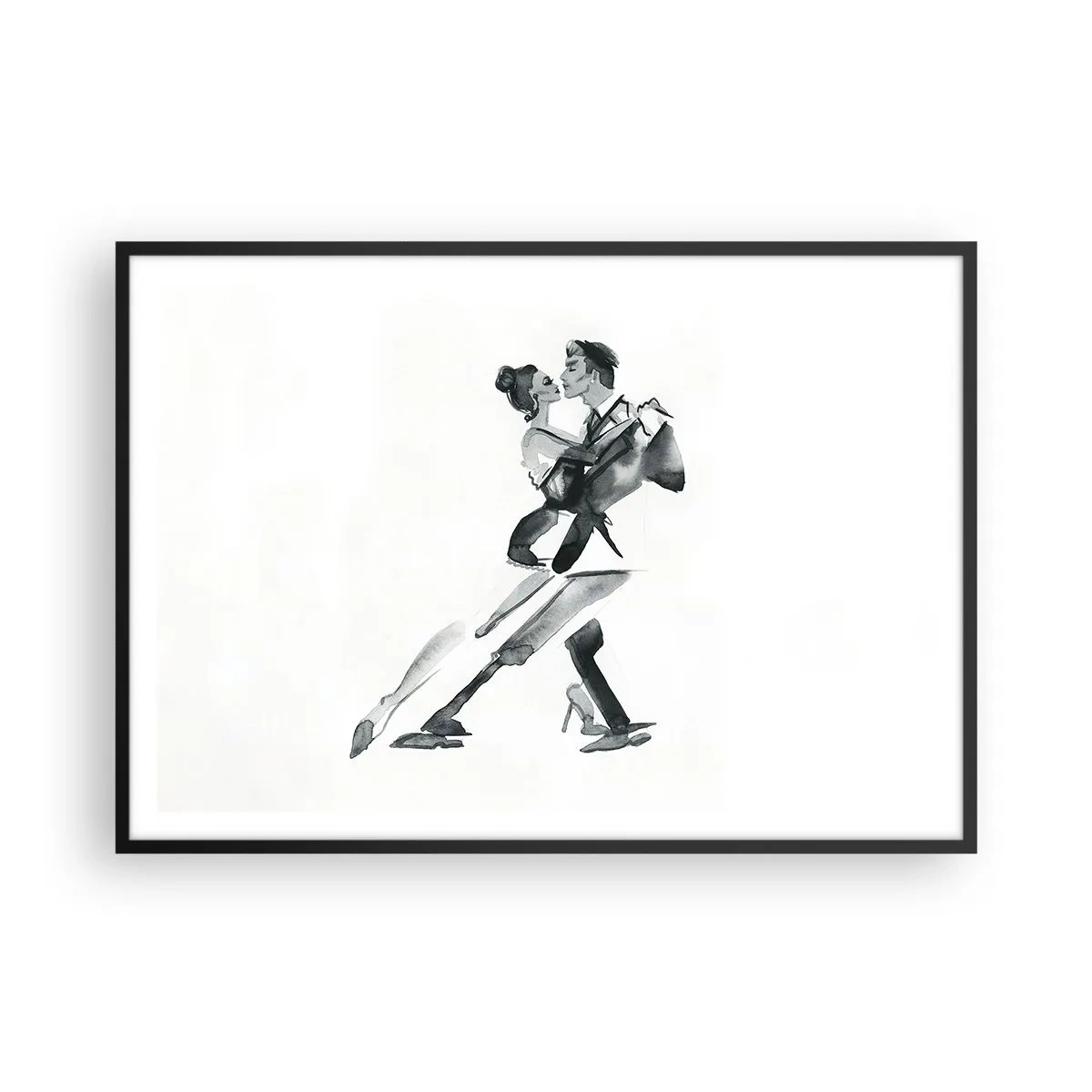 Poster in black frame - In One Rhythm - 100x70 cm
