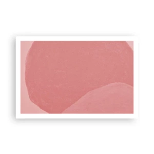 Poster - Organic Composition In Pink - 91x61 cm