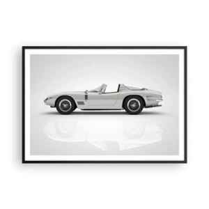 Poster in black frame - Promise of Fun - 100x70 cm