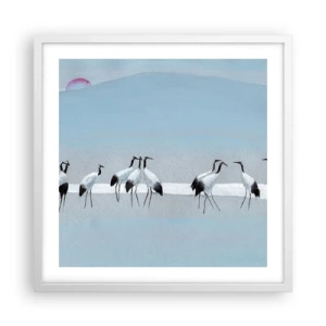 Poster in white frmae - After a Hot Day - 50x50 cm