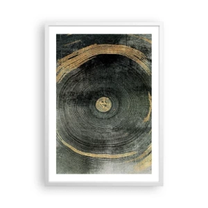 Poster in white frmae - Change and Persistance - 50x70 cm