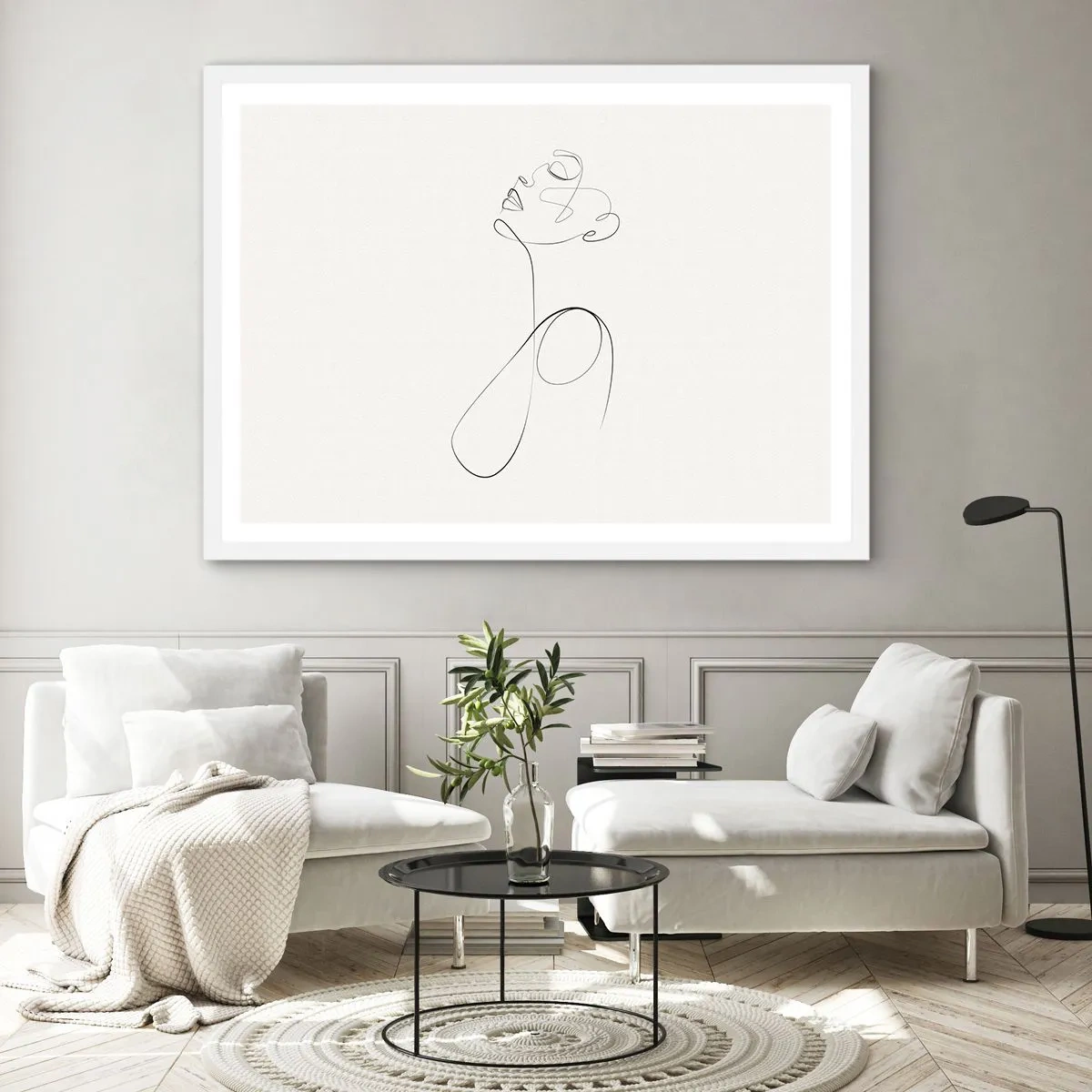 Poster in white frmae - Entangled in Dreams - 40x30 cm