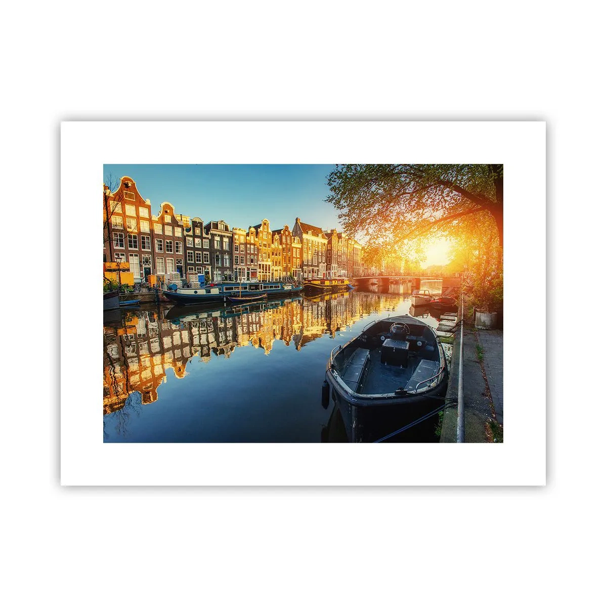 Poster - Morning in Amsterdam - 40x30 cm
