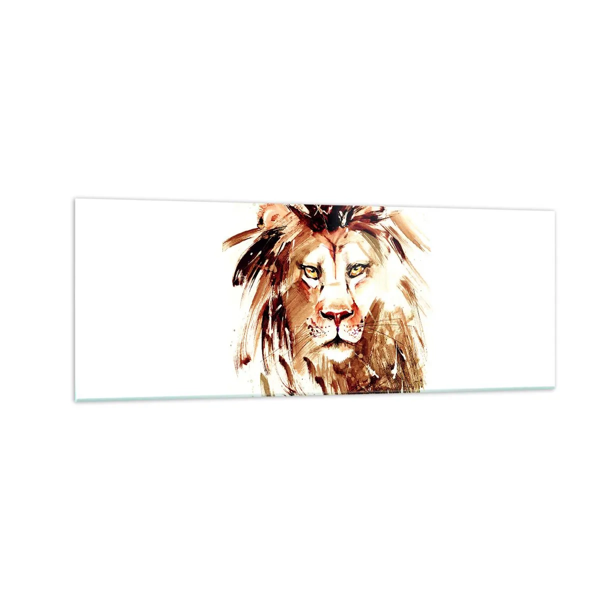 Glass picture - Strength and Dignity - 140x50 cm
