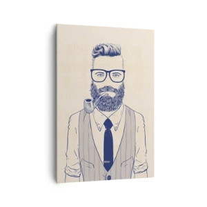 Canvas picture - Cheerful, Manly and Fashionable - 70x100 cm