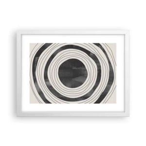 Poster in white frmae - Heart of the Matter - 40x30 cm