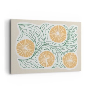 Canvas picture - Ethnic with an Abstract Note - 100x70 cm