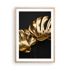 Poster in light oak frame - Tresaures of Nature - 50x70 cm