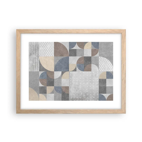 Poster in light oak frame - Ceramic Fantasy - 40x30 cm