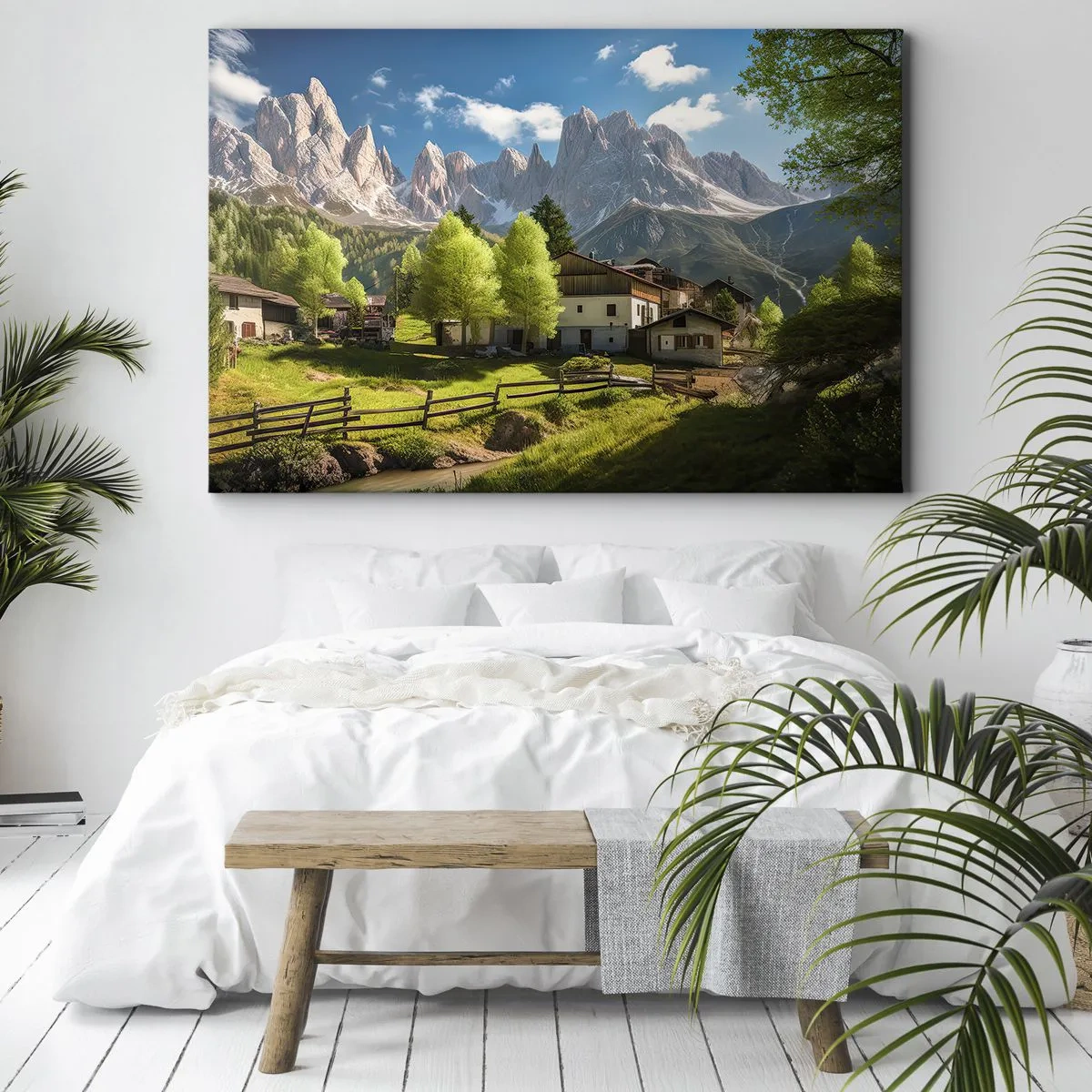 Canvas picture - Alpine Idyll - 120x80 cm