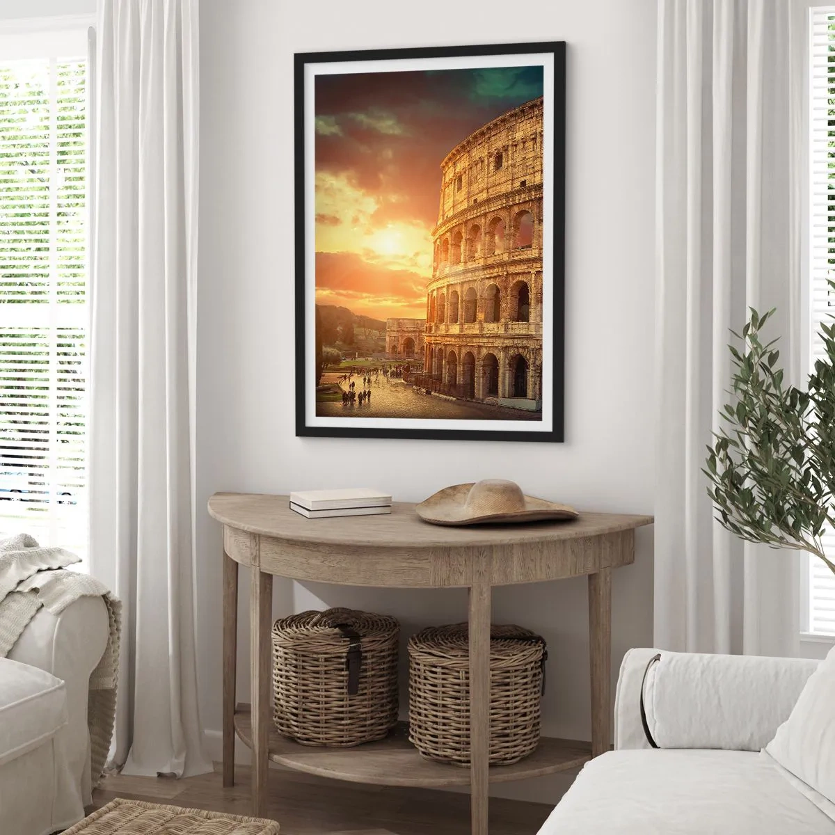 Poster in black frame - Colossal Impression - 61x91 cm