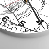 Clock face with numbers