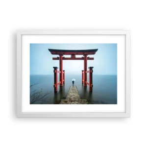 Poster in white frmae - Japanese Musings - 40x30 cm