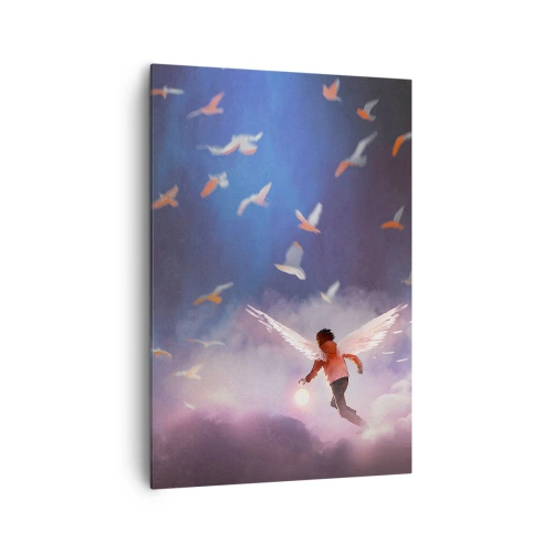Canvas picture - You Need to Have Imagination and Courage - 70x100 cm