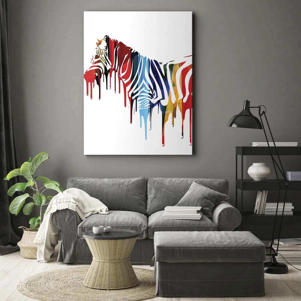 Canvas picture - Not Only Black and White - 80x120 cm