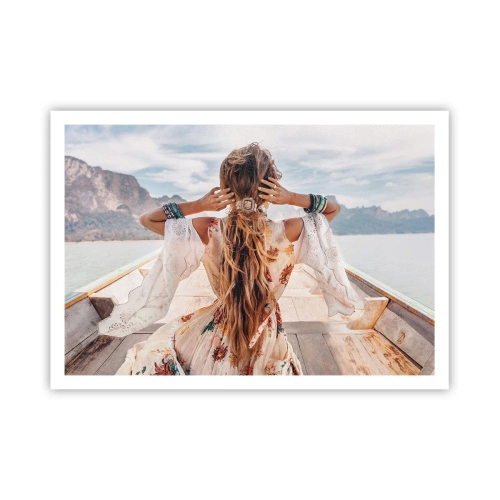 Poster - On the Way to Happiness - 100x70 cm