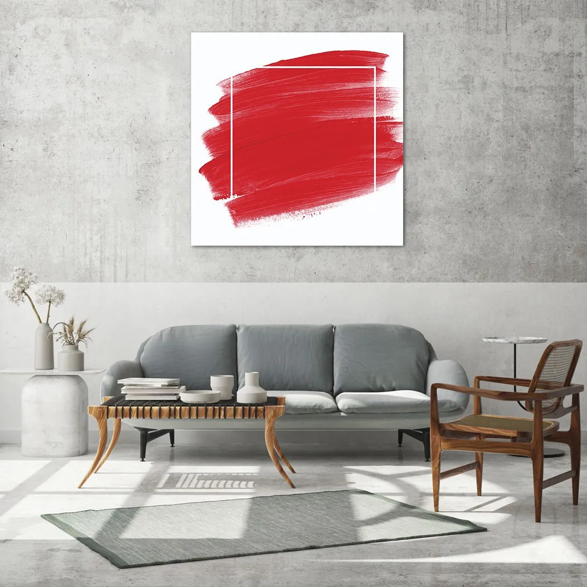 Glass picture - Without a Frame - 60x60 cm