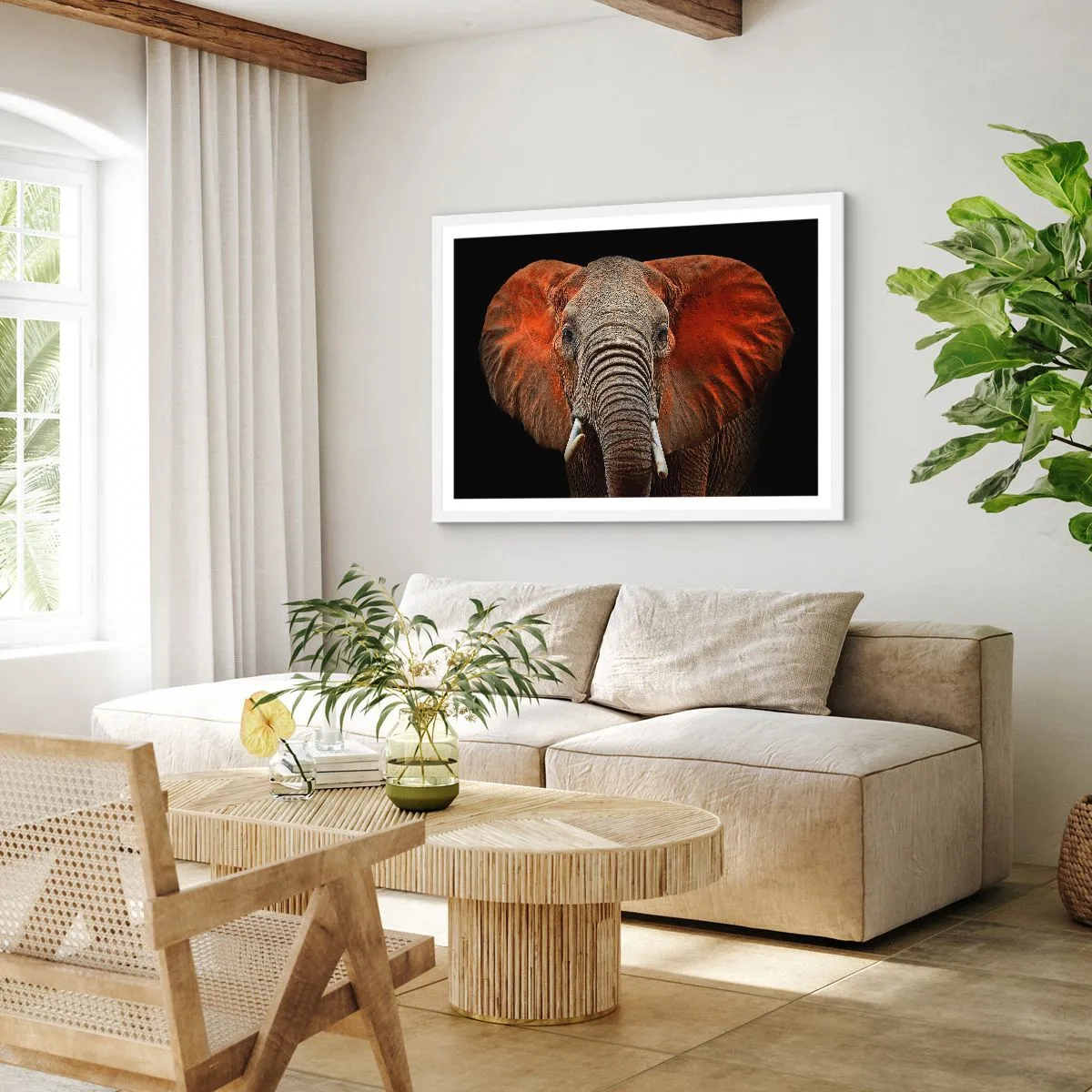 Poster in white frmae - I am Wild, and You? - 91x61 cm