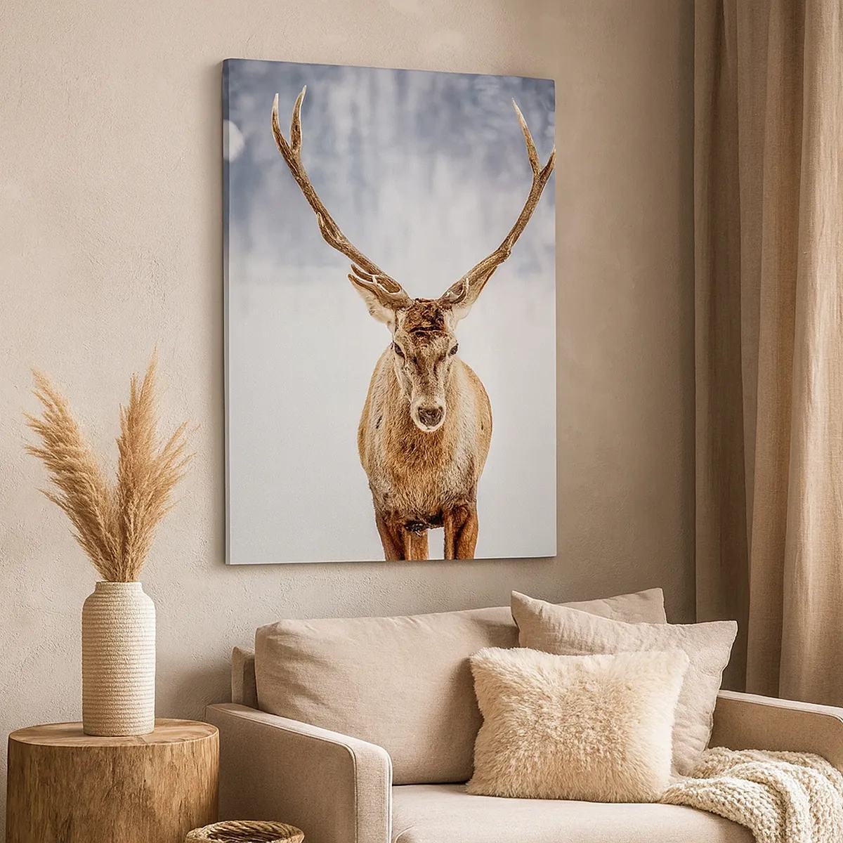 Canvas picture - Straight from Snowy Fog - 50x70 cm