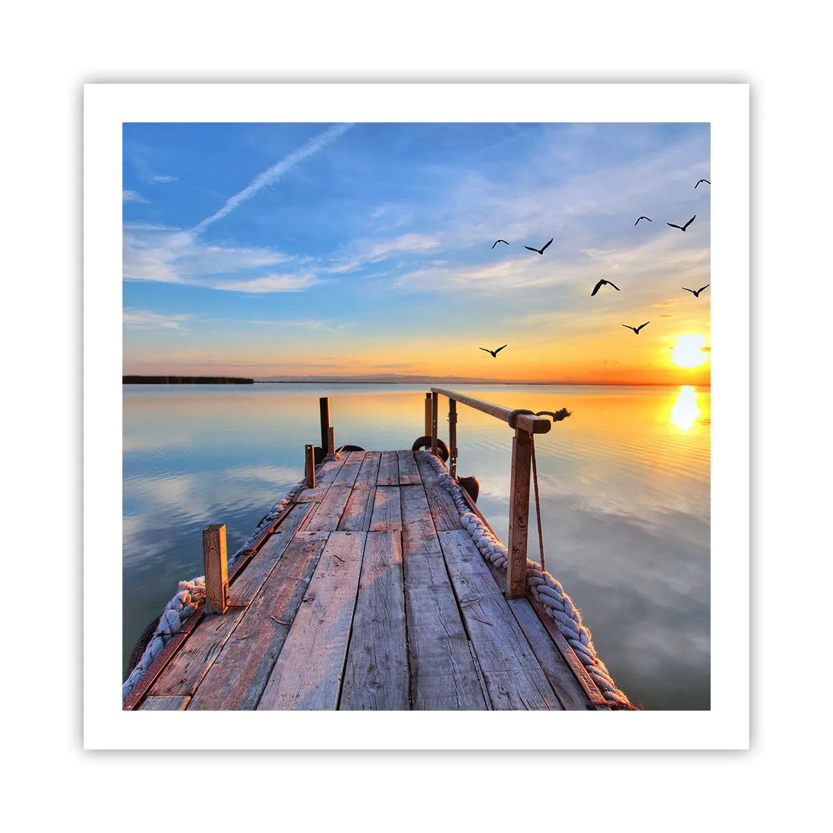 Poster - Walk towards the Sun - 60x60 cm