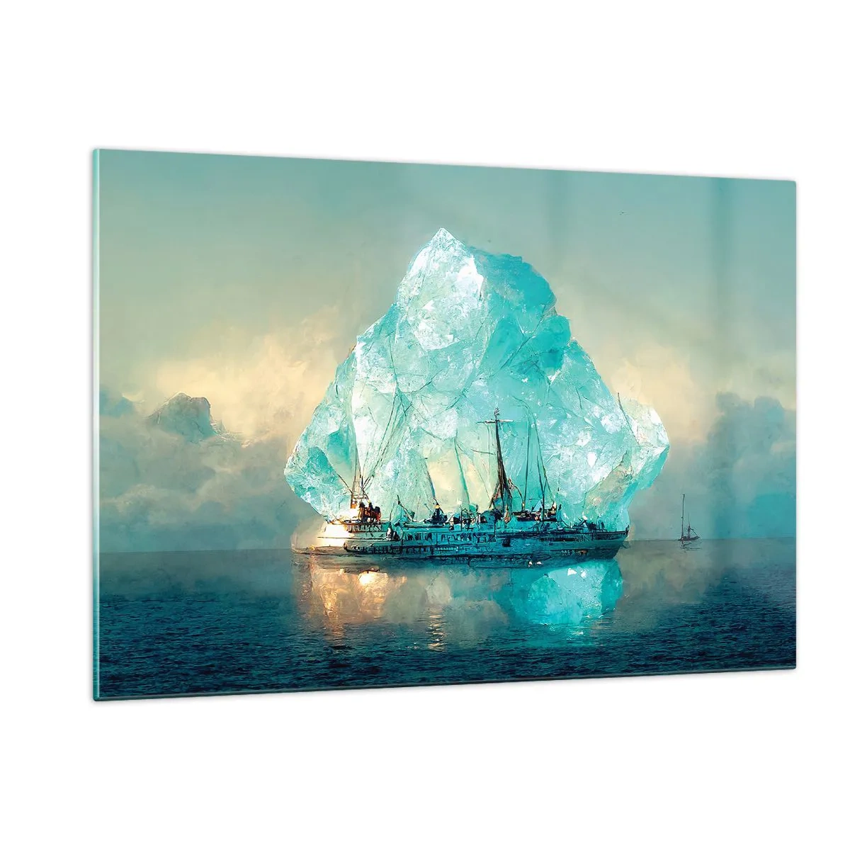 Glass picture - Arctic Diamond - 120x80 cm