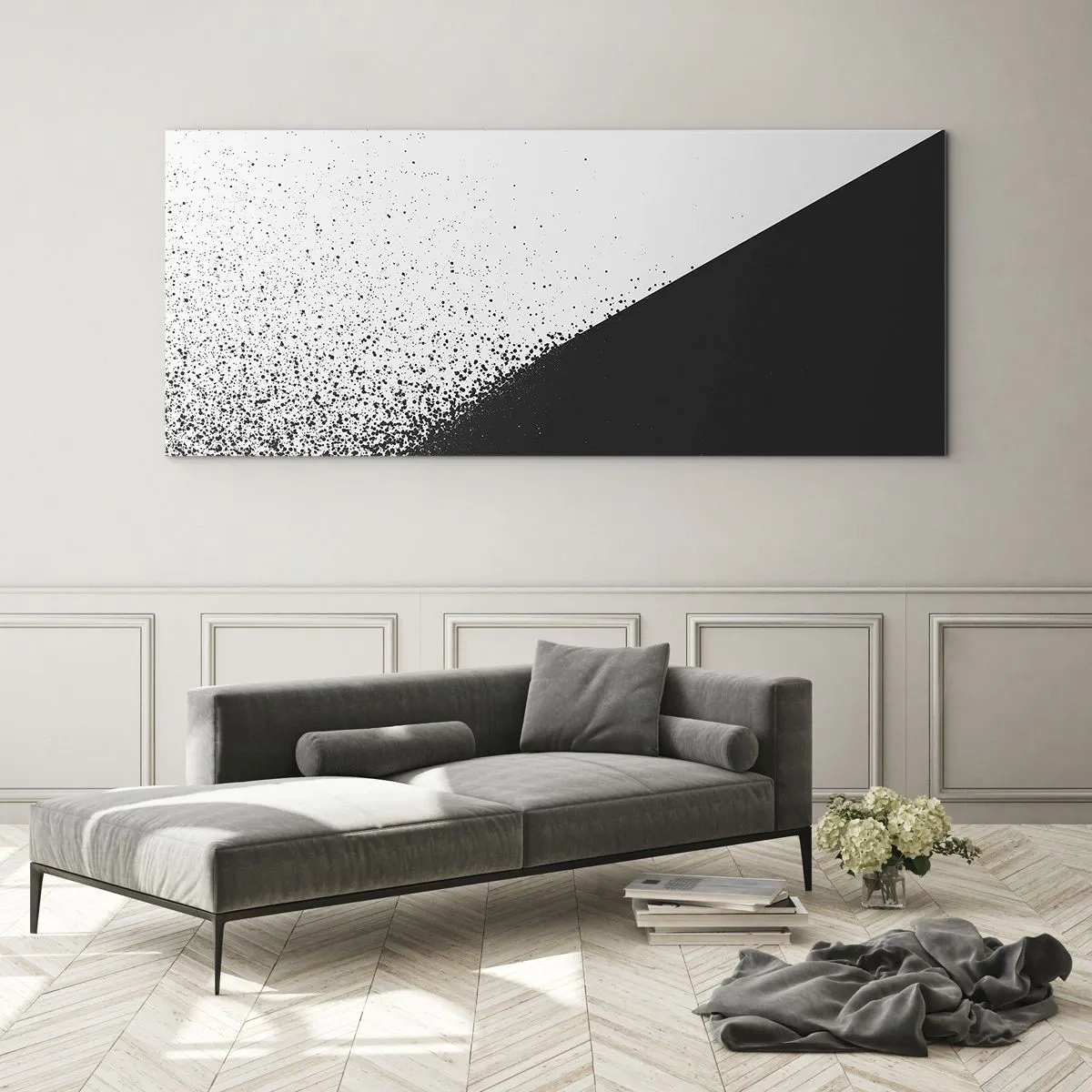 Glass picture - Faster and More - 140x50 cm