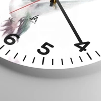 Clock face with numbers