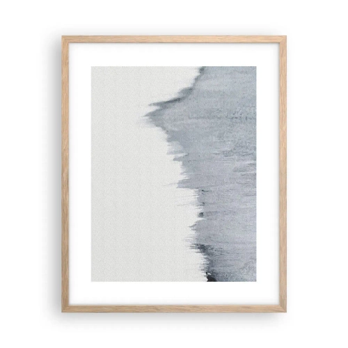 Poster in light oak frame - Mysterious Writing - 40x50 cm