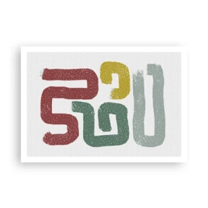 Poster - In an Unknown Language - 100x70 cm