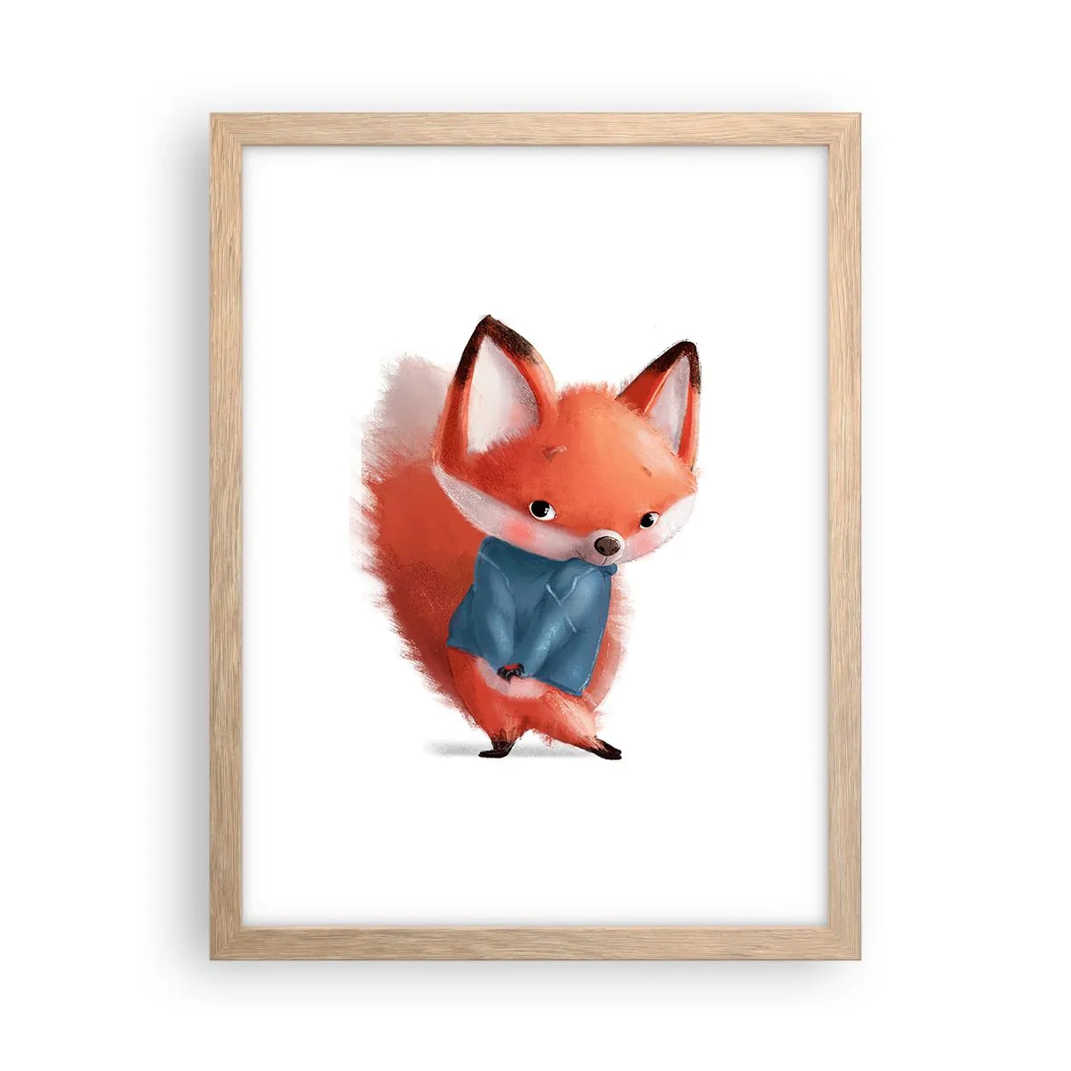 Poster in light oak frame - Do I Look Good in It? - 30x40 cm