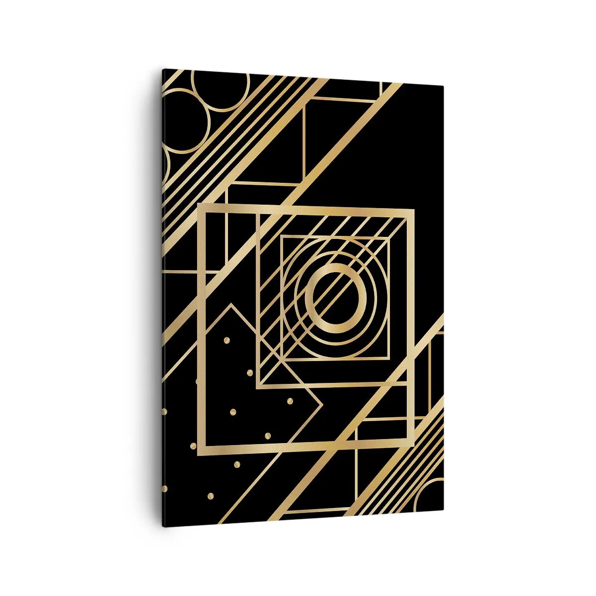 Canvas picture - Golden Geometry - 70x100 cm
