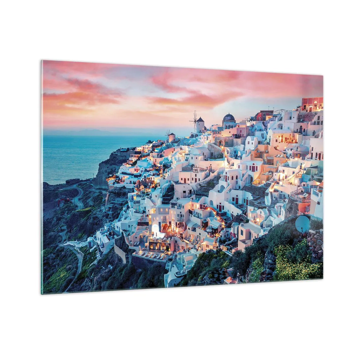Glass picture - Your Big Greek Holidays - 100x70 cm