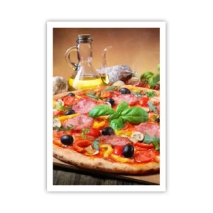 Poster - With a Real Italian Flavouring - 70x100 cm