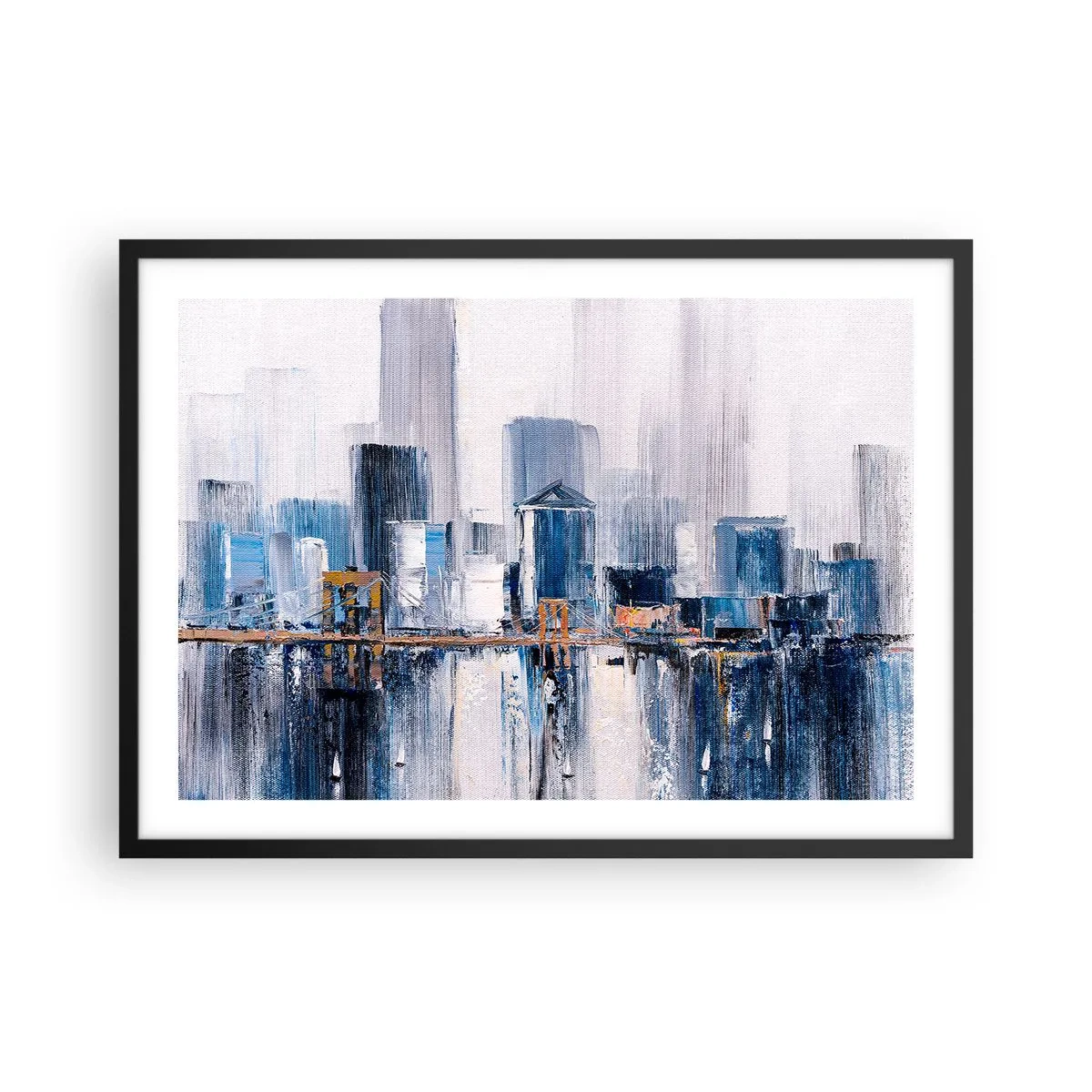 Poster in black frame - New York Impression - 70x50 cm