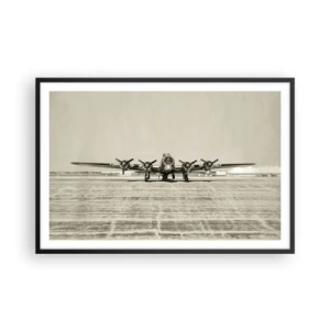 Poster in black frame - Ready as Always - 91x61 cm