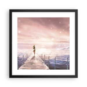 Poster in black frame - In a Dream World - 40x40 cm