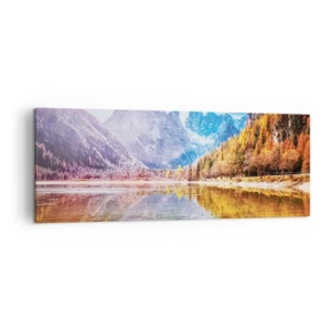 Canvas picture - It's Autumn in the Mountains - 140x50 cm