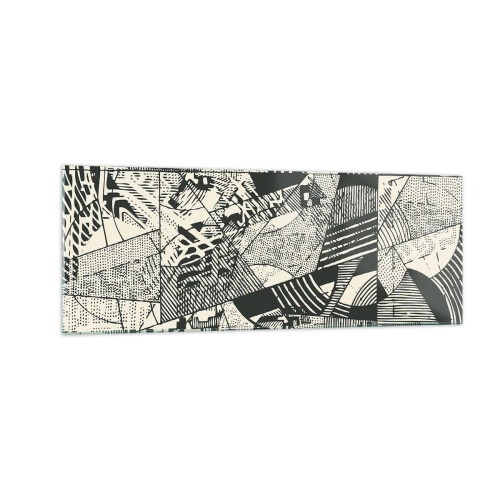 Glass picture - Dynamics of Contemporaneity - 140x50 cm