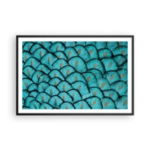 Poster in black frame - Great Feather Gala - 91x61 cm