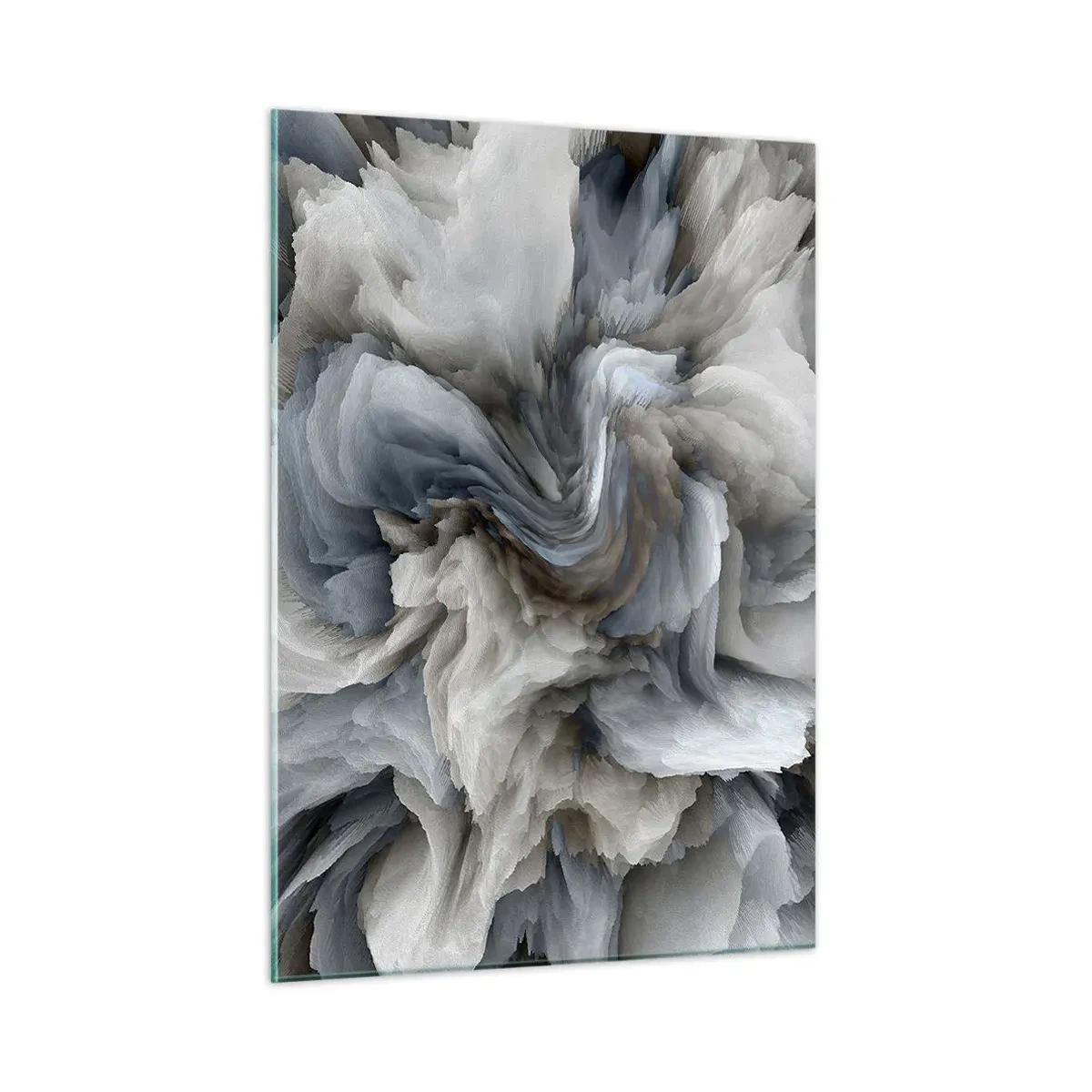 Glass picture - Stone and Flower - 50x70 cm