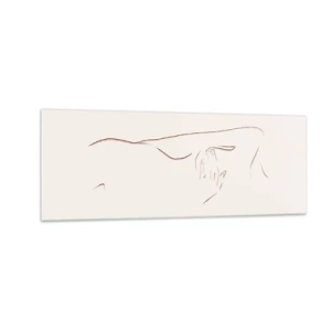 Glass picture - Shape of Desire - 140x50 cm