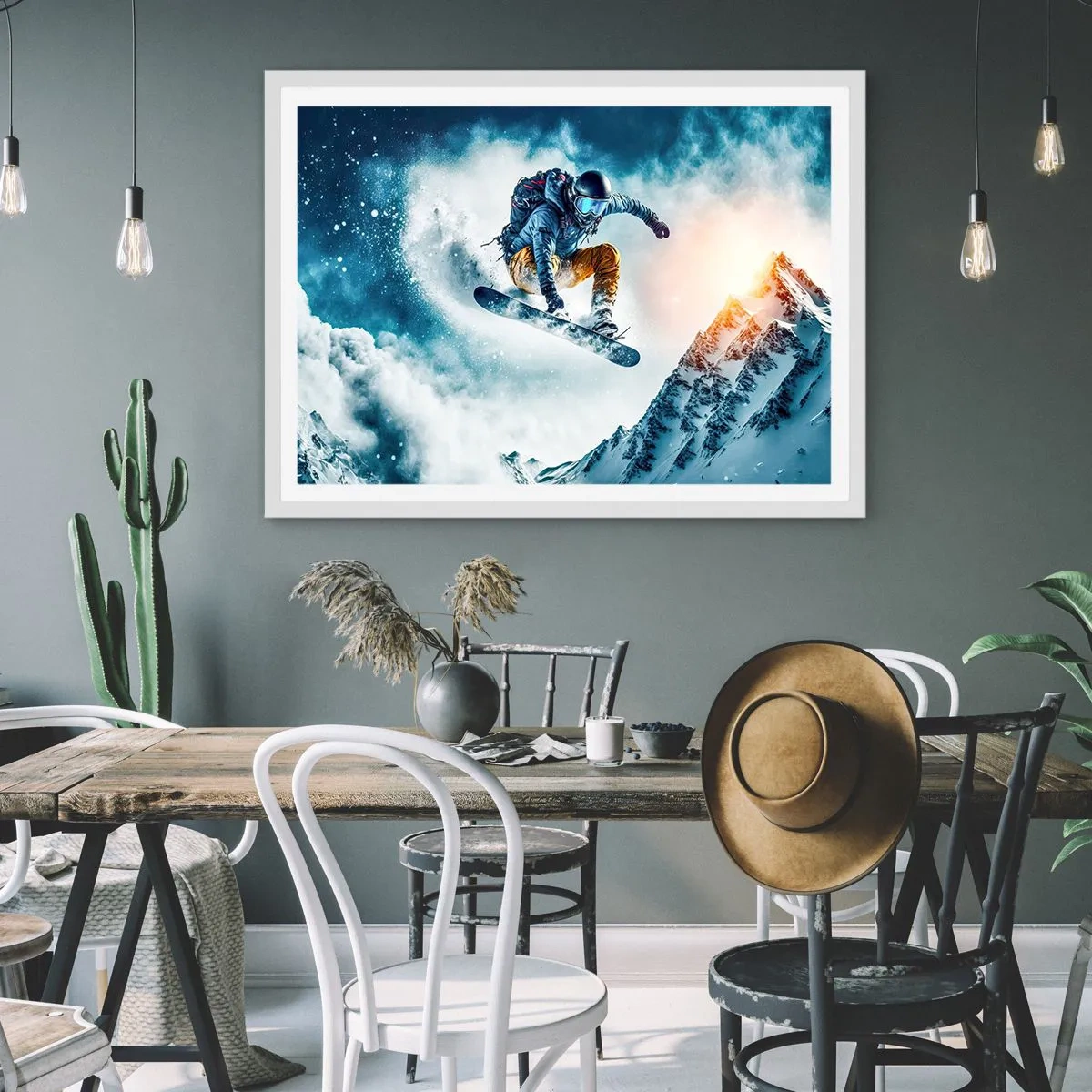 Poster in white frmae - Extreme Emotions - 40x30 cm