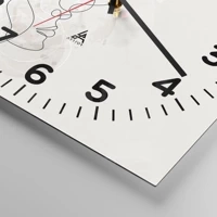 Clock face with numbers