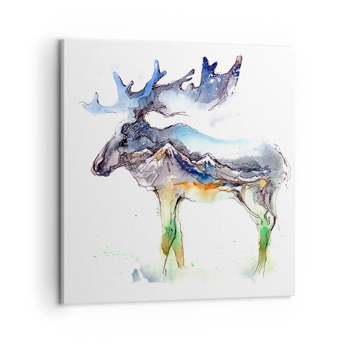 Canvas picture - Hero of a Winter's Tale - 50x50 cm