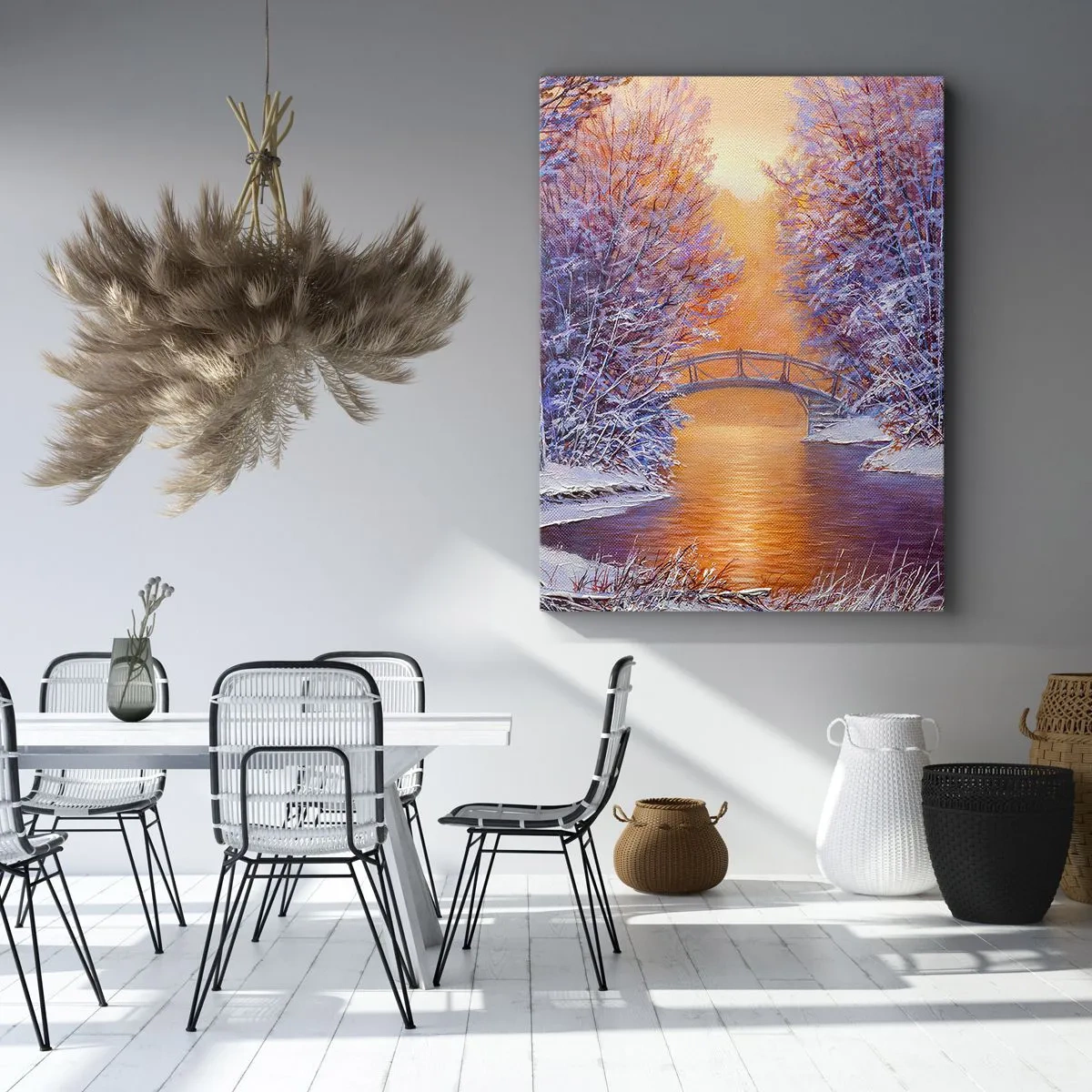 Canvas picture - Let's Meet Here - 80x120 cm