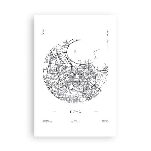 Poster - Anatomy of Doha - 61x91 cm