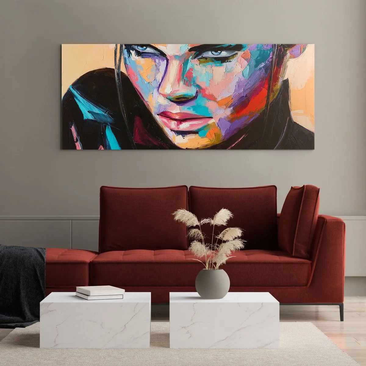 Glass picture - Wild at Heart - 100x40 cm