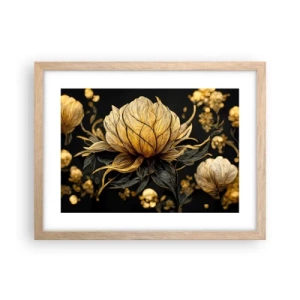 Poster in light oak frame - Subtle Fragility - 40x30 cm