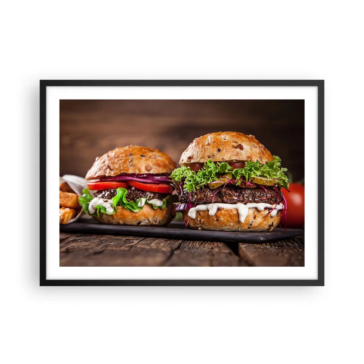 Poster in black frame - American Dream - 70x50 cm